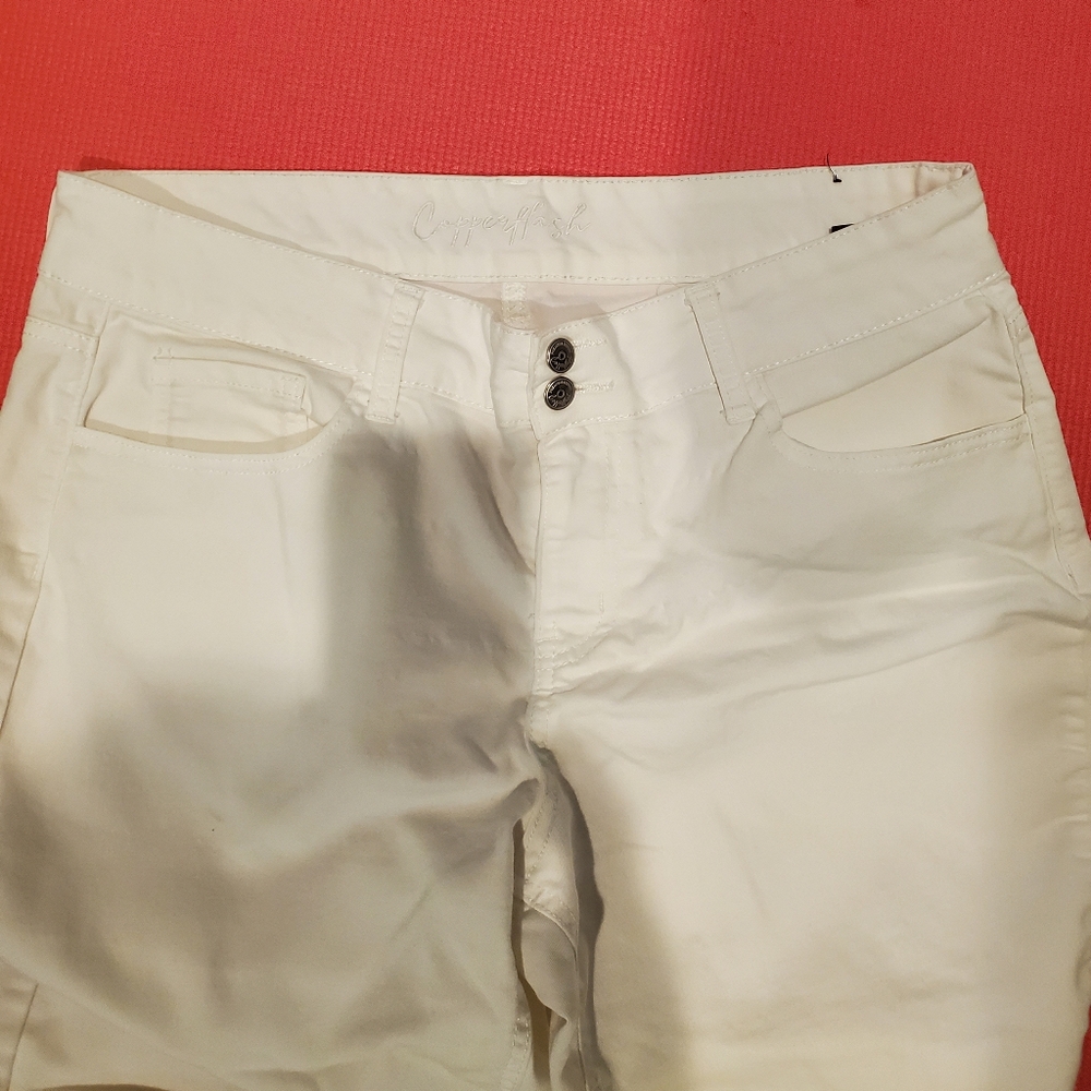 White Casual Pants